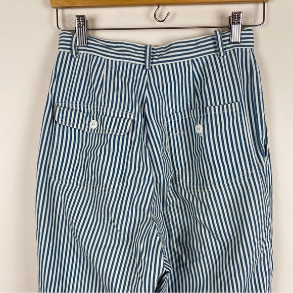 Vintage Ralph Lauren Country Pleated High-Waisted Hickory Stripe Pants - Picture 7 of 12